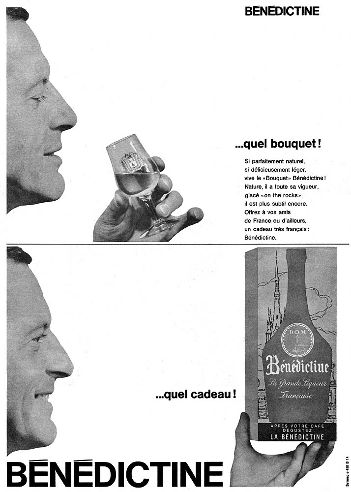 Publicit� Benedictine 1960