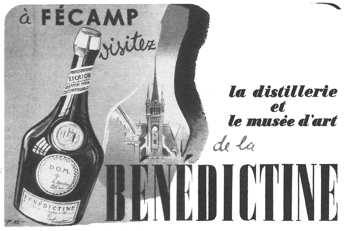 Publicit� Benedictine 1951