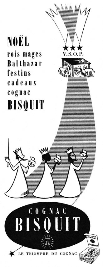 Publicit� Bisquit 1954