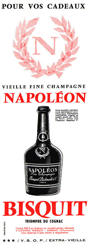 Publicit� Bisquit 1957