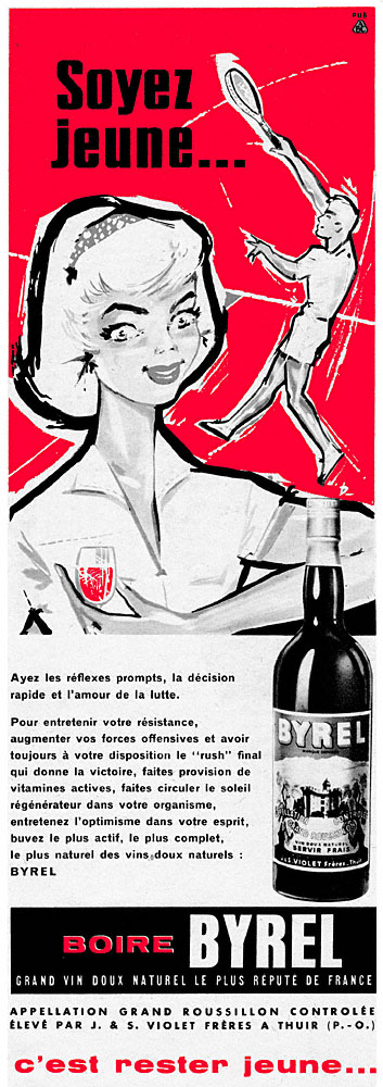 Publicit� Byrel 1960