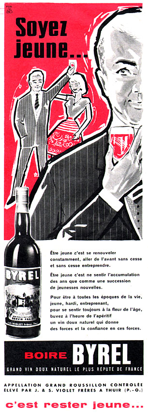 Publicit� Byrel 1960