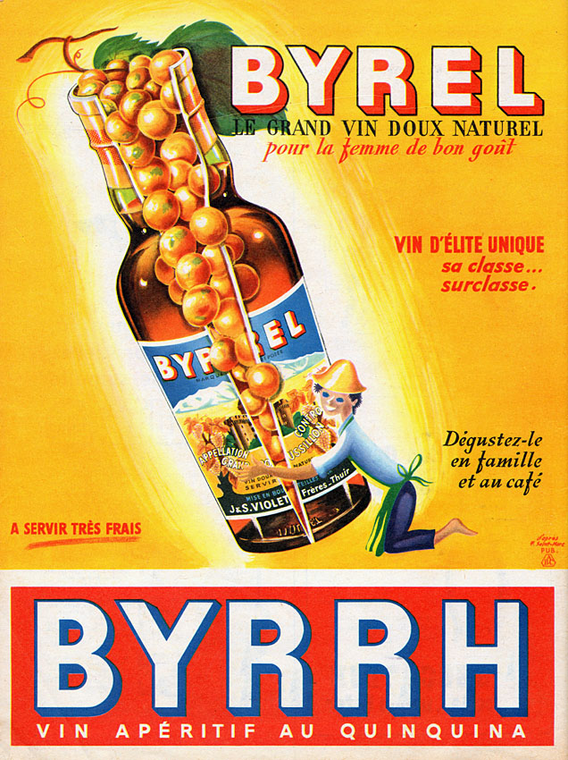 Marque Byrrh 1958