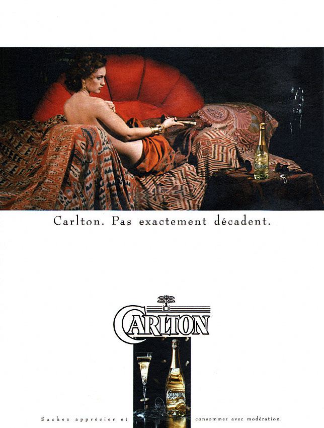 Publicit� Carlton 1988