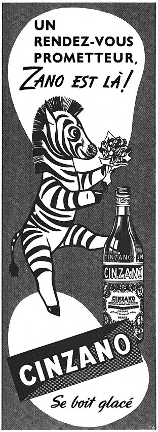 Marque Cinzano 1951