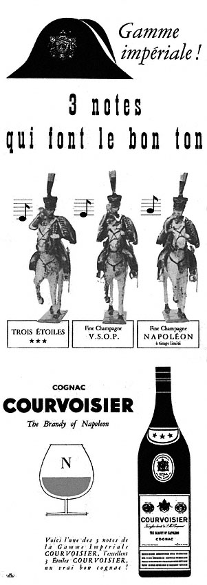 Publicit� Courvoisier 1956