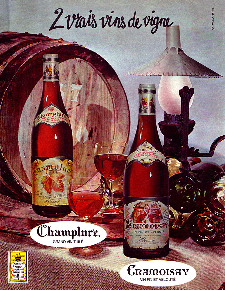 Publicit� Cramoisay - Champelure 1965