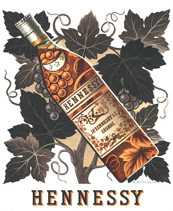 Publicit� Hennessy 1953