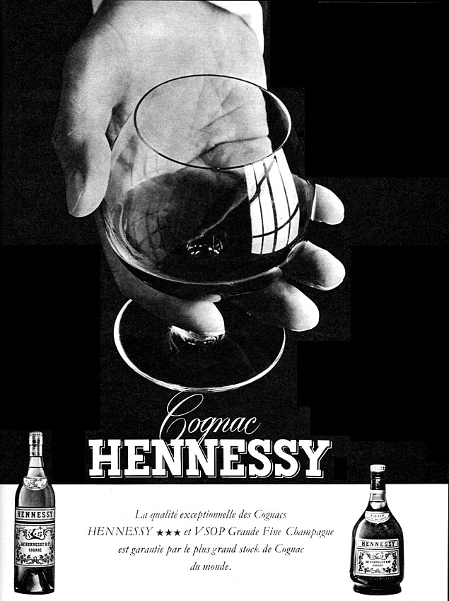 Publicit� Hennessy 1960