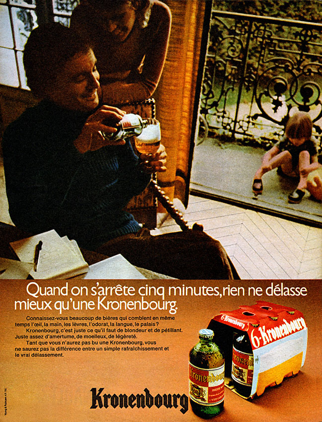 Publicit� Kronenbourg 1971