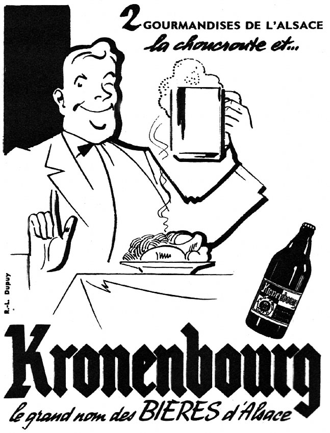 Marque Kronenbourg 1952