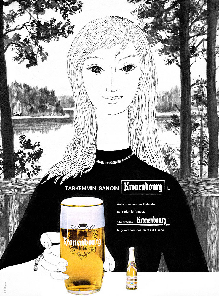 Marque Kronenbourg 1962