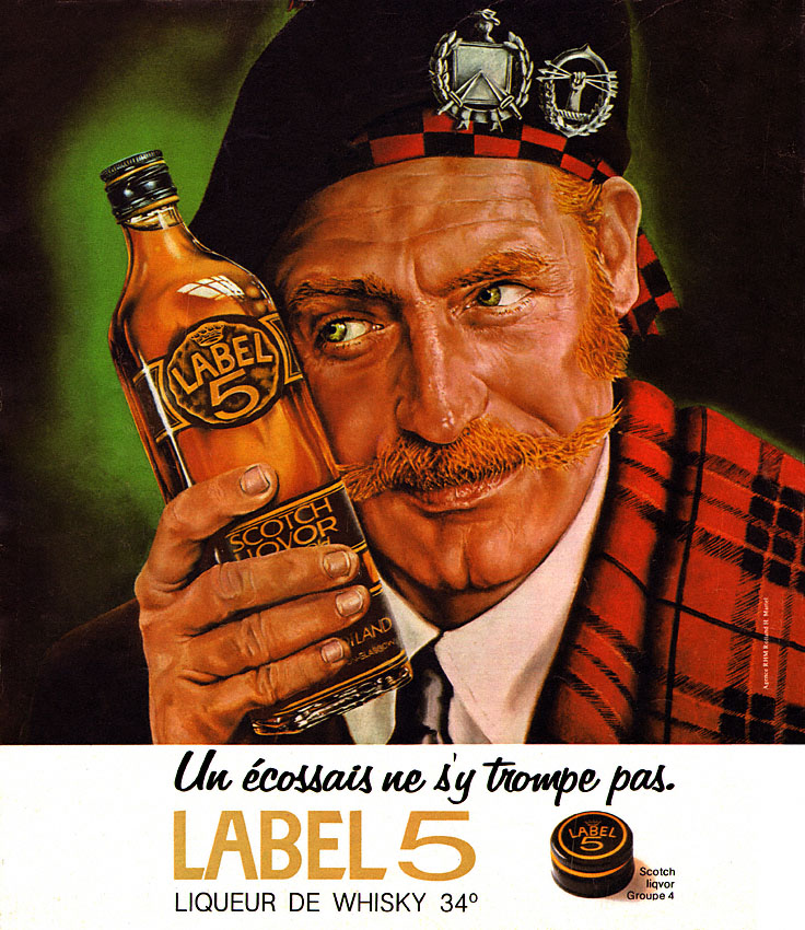 Publicit� Label 5 1976