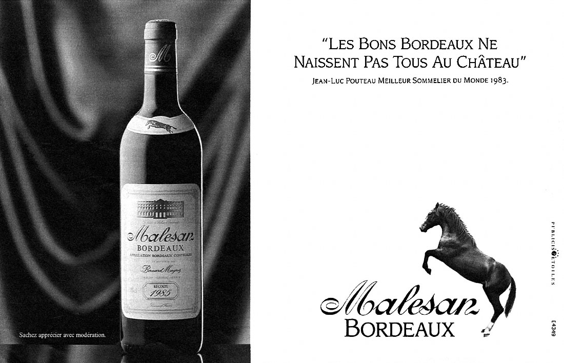 Publicit� Malesan 1988