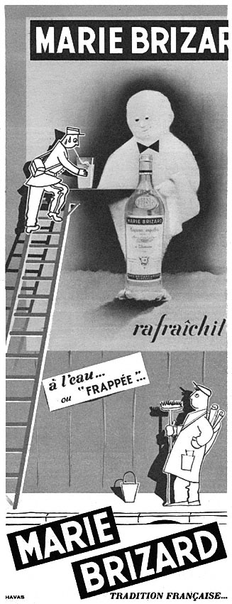 Publicit� Marie Brizard 1952