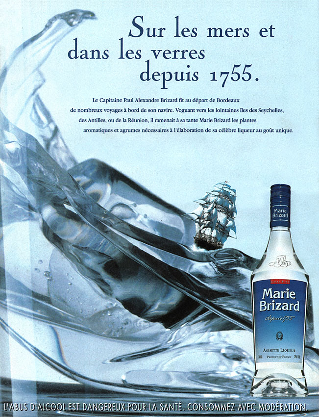 Publicit� Marie Brizard 1995