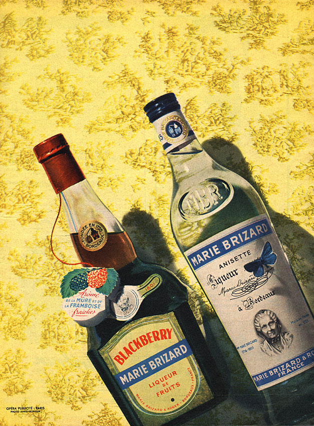 Publicit� Marie Brizard 1956