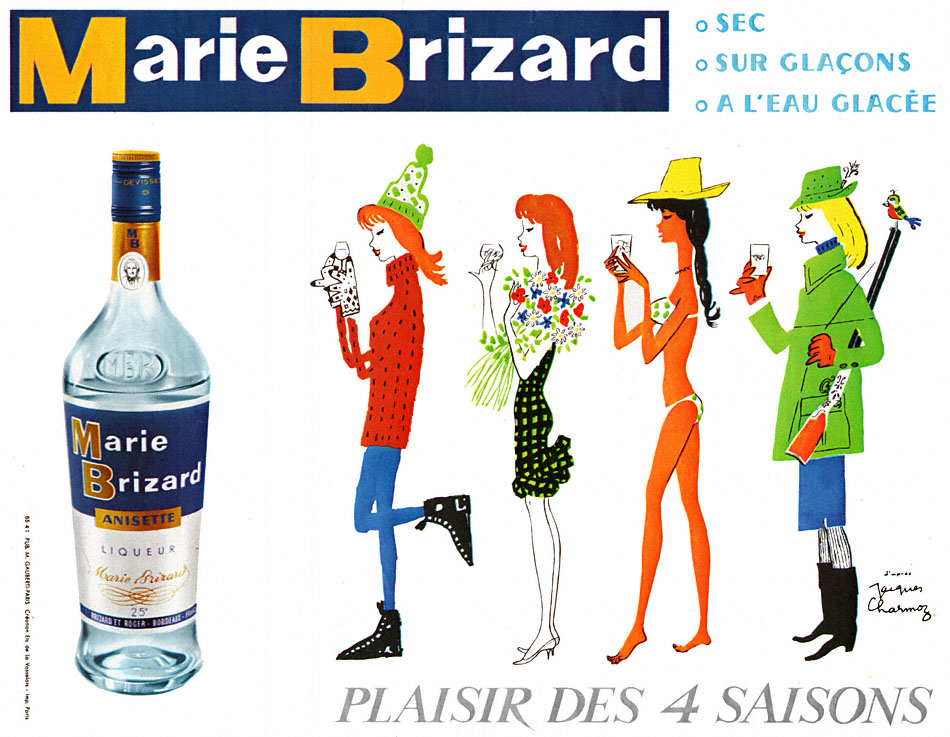 Publicit� Marie Brizard 1965