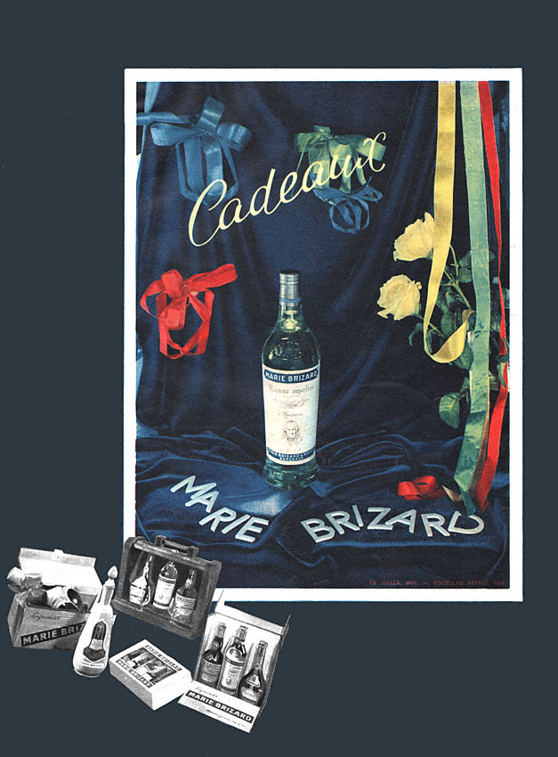 Publicit� Marie Brizard 1950