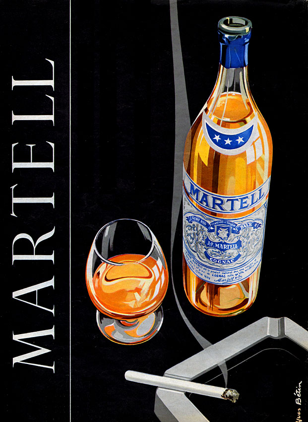 Publicit� Martell 1954