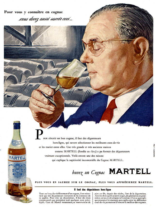 Marque Martell 1957
