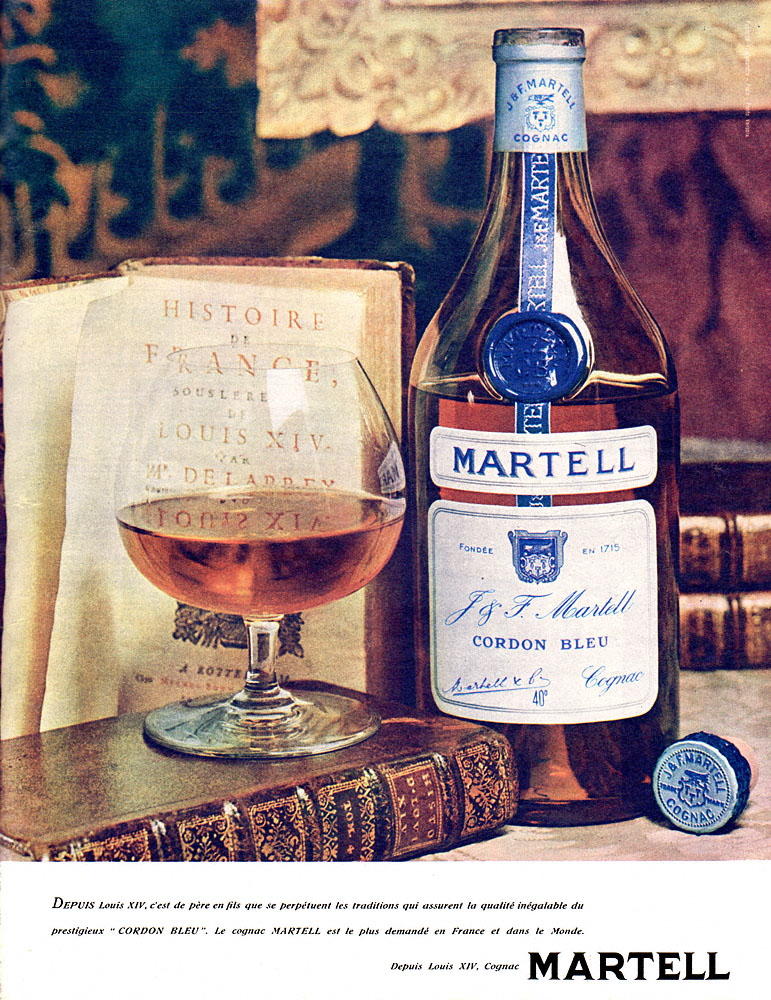 Publicit� Martell 1962