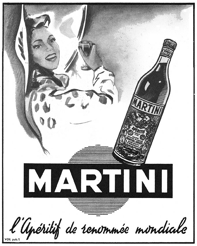 Publicit� Martini 1952