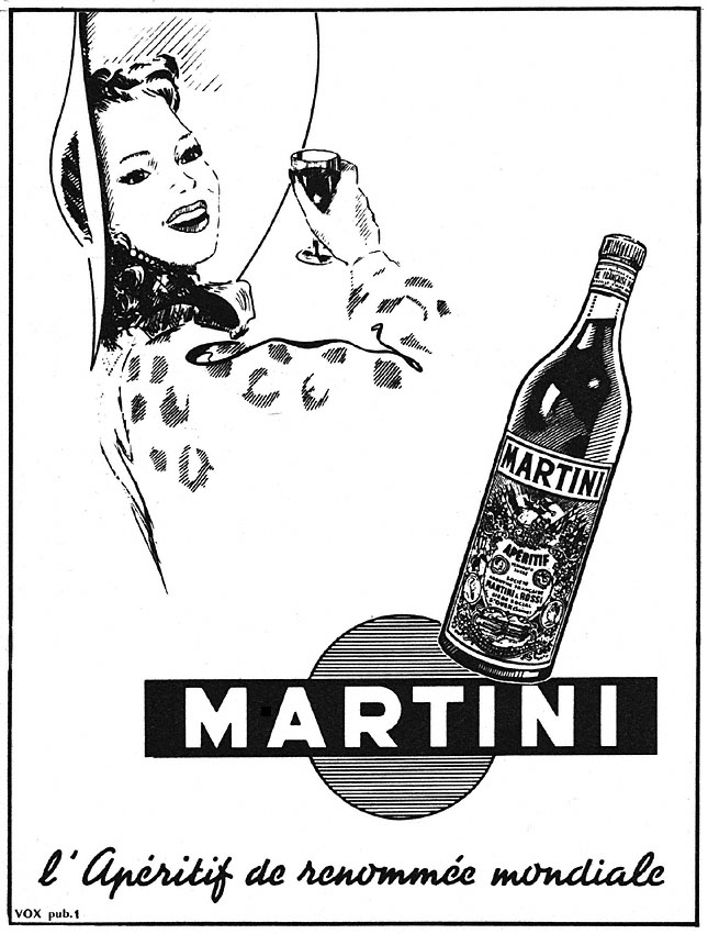 Publicit� Martini 1952