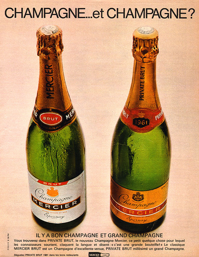 Publicit� Mercier 1968