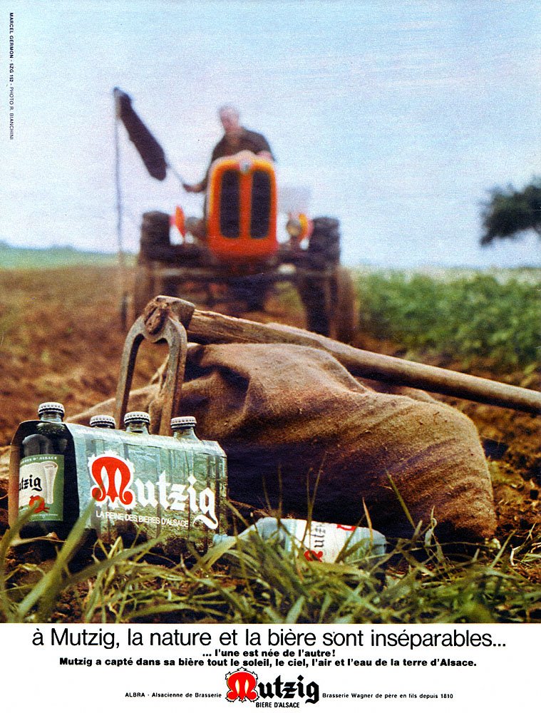 Publicit� Mutzig 1970