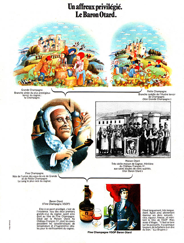 Publicit� Otard 1970