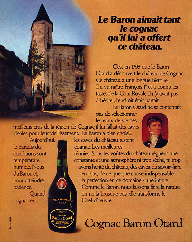 Publicit� Otard 1981