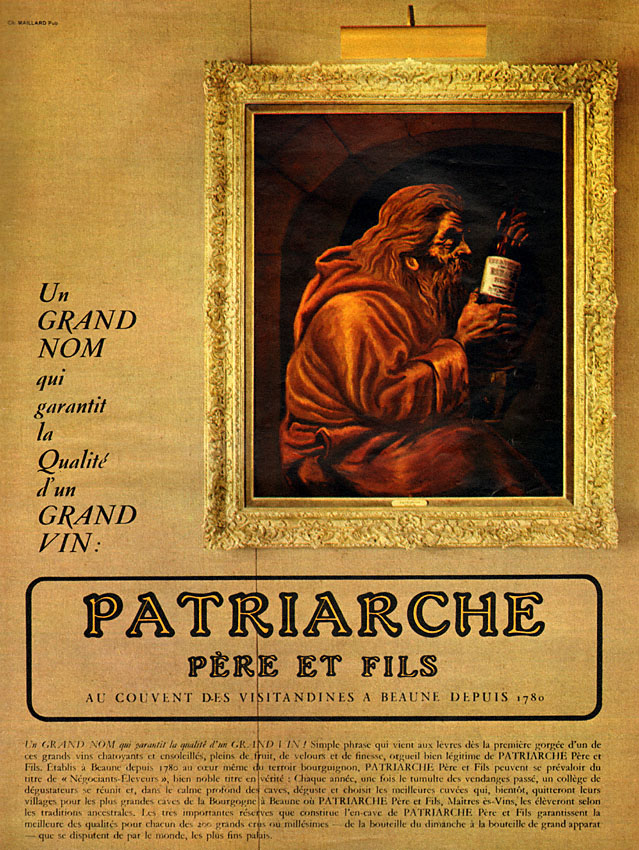 Publicit� Patriarche 1967