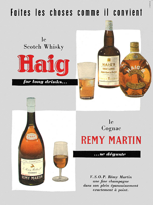 Marque Remy Martin 1956