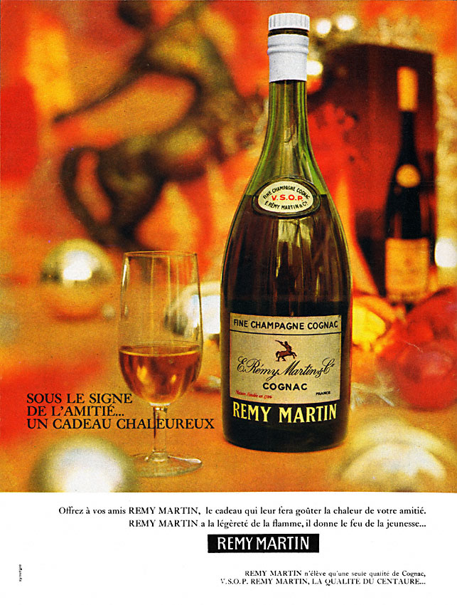 Publicit� Remy Martin 1962