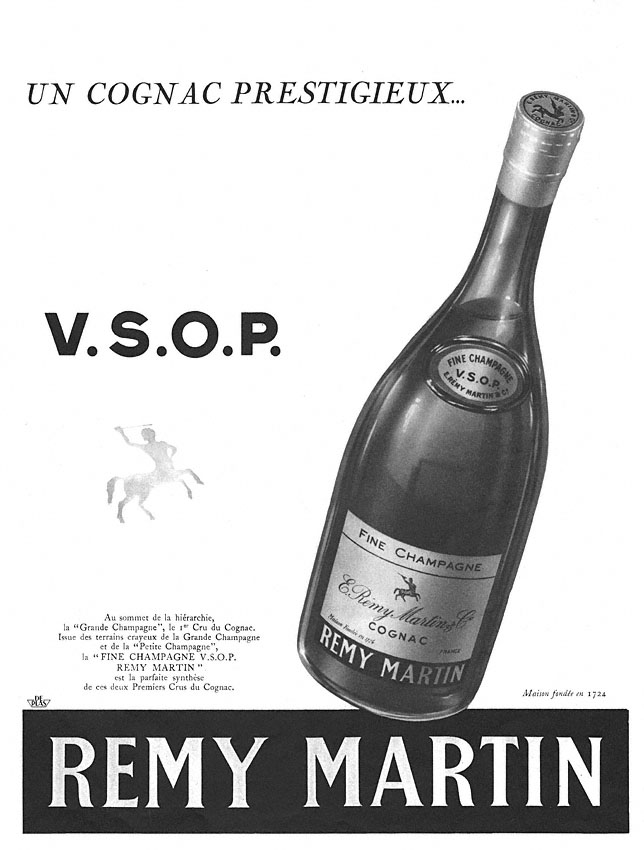 Publicit� Remy Martin 1950