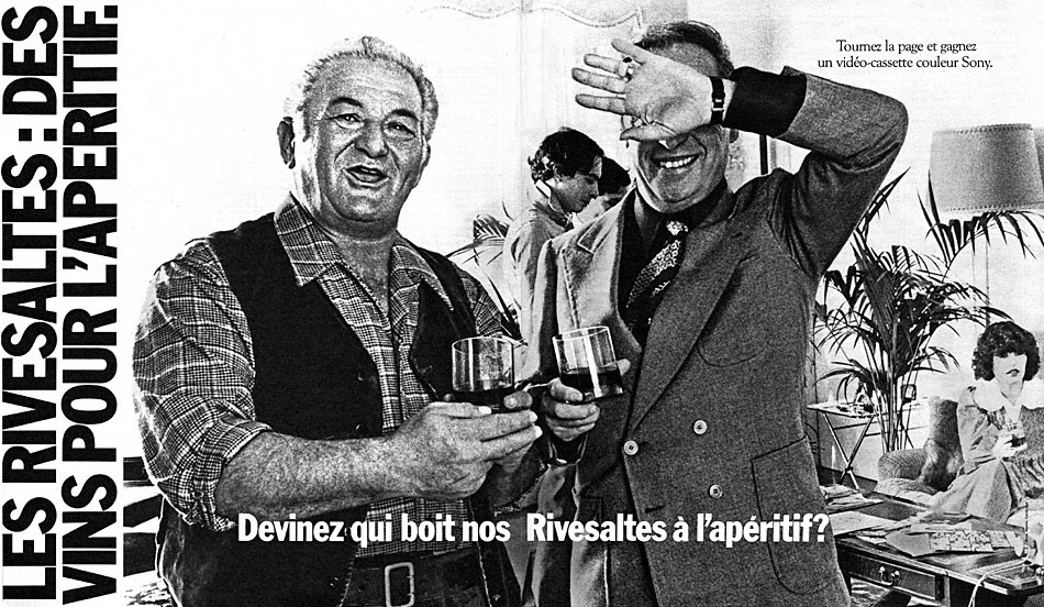 Publicit� Rivesaltes 1976