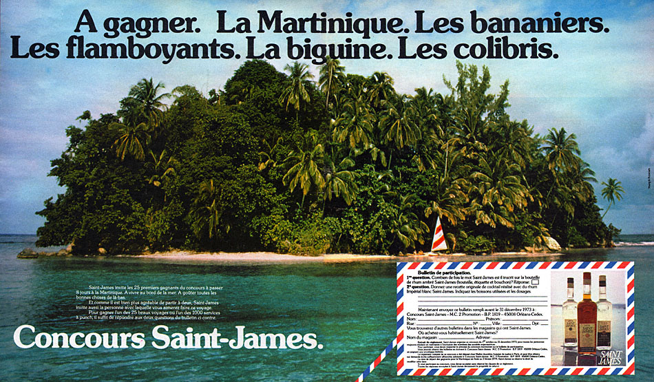 Publicit� Saint James 1973