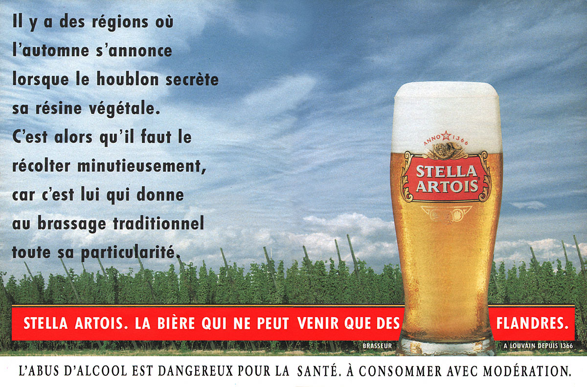 Marque Stella Artois 1992