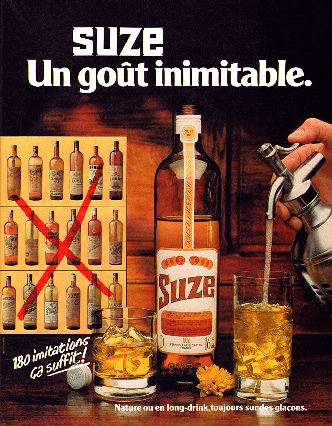 Publicit� Suze 1981