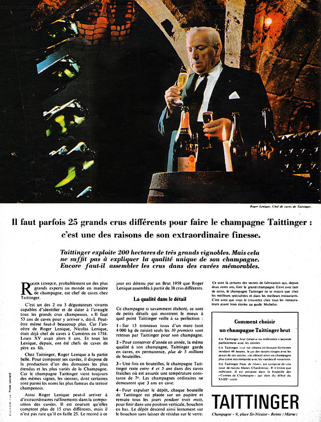 Marque Taittinger 1968