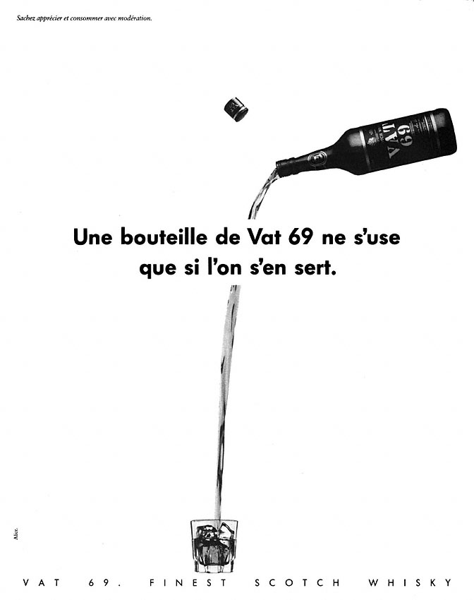 Publicit� Vat 69 1984
