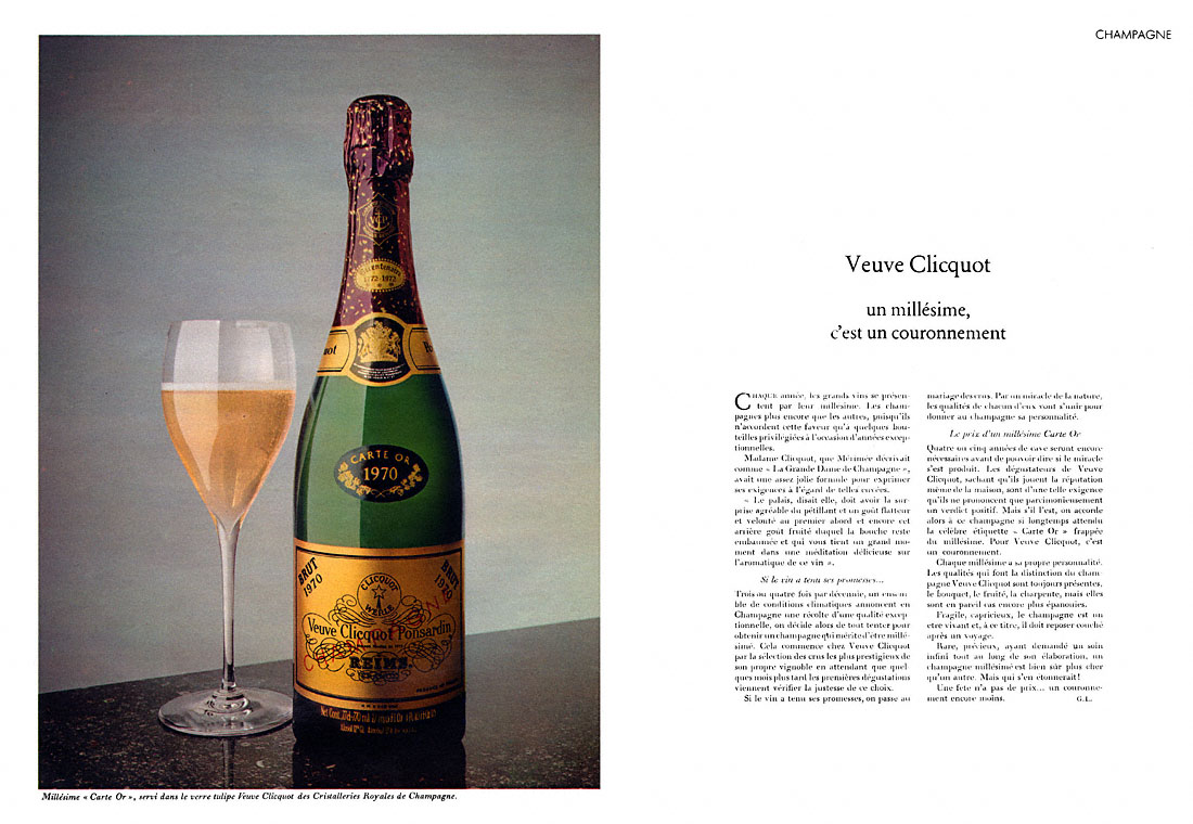 Marque Veuve Clicquot 1977