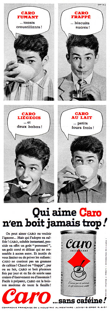 Publicit� Caro 1961
