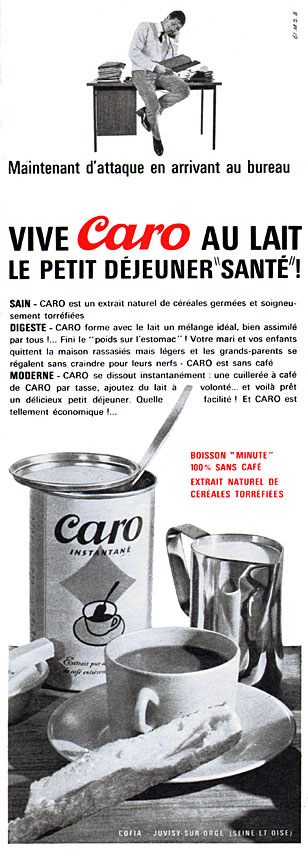 Publicit� Caro 1962