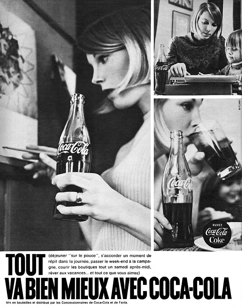 Publicit� Coca-Cola 1968