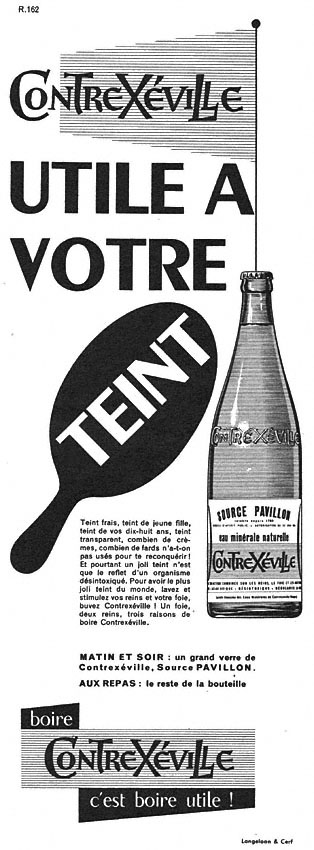 Publicit� Contrexeville 1955