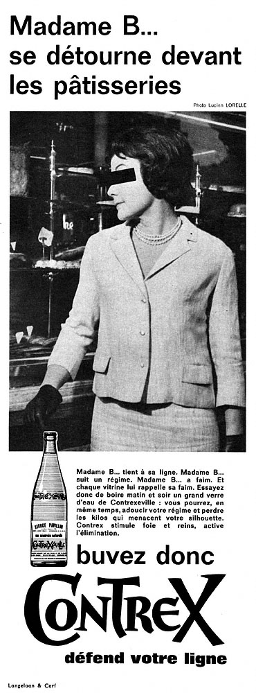 Publicit� Contrexeville 1963