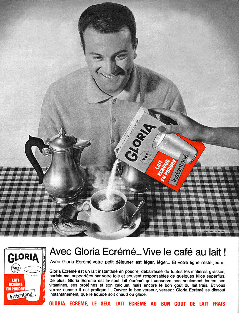 Publicit� Gloria 1963