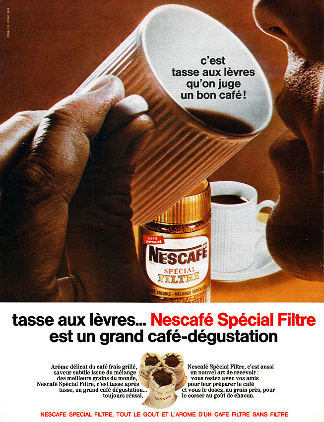 Publicit� Nescaf� 1969